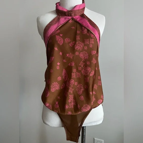 New-Free People intimately halter body suit in a XS - Picture 2 of 5